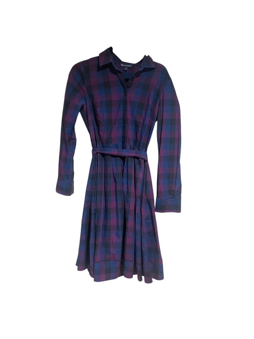 Brooks brothers plaid shirtdress